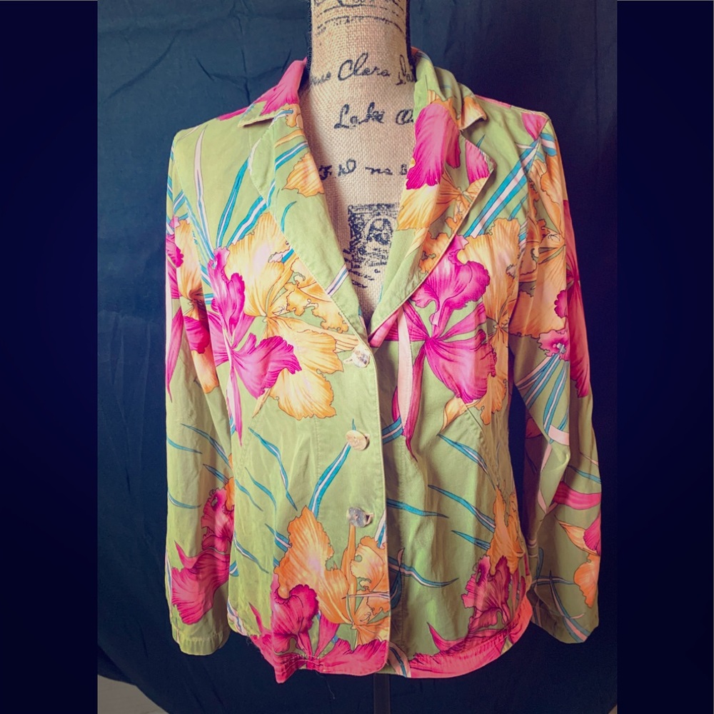 Vintage colorful Tianello blazer!!! Size M